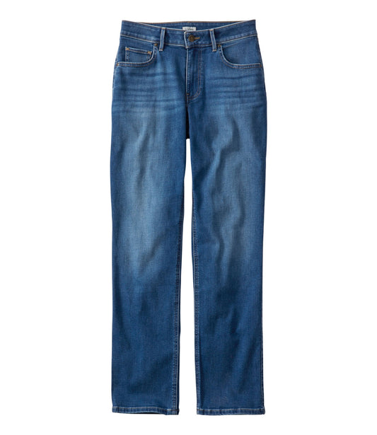 Women's L.L.Bean Go-Anywhere Jeans, Mid-Rise Ultimate Straight-Leg