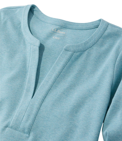 Women's L.L.Bean Tee, Long-Sleeve Splitneck
