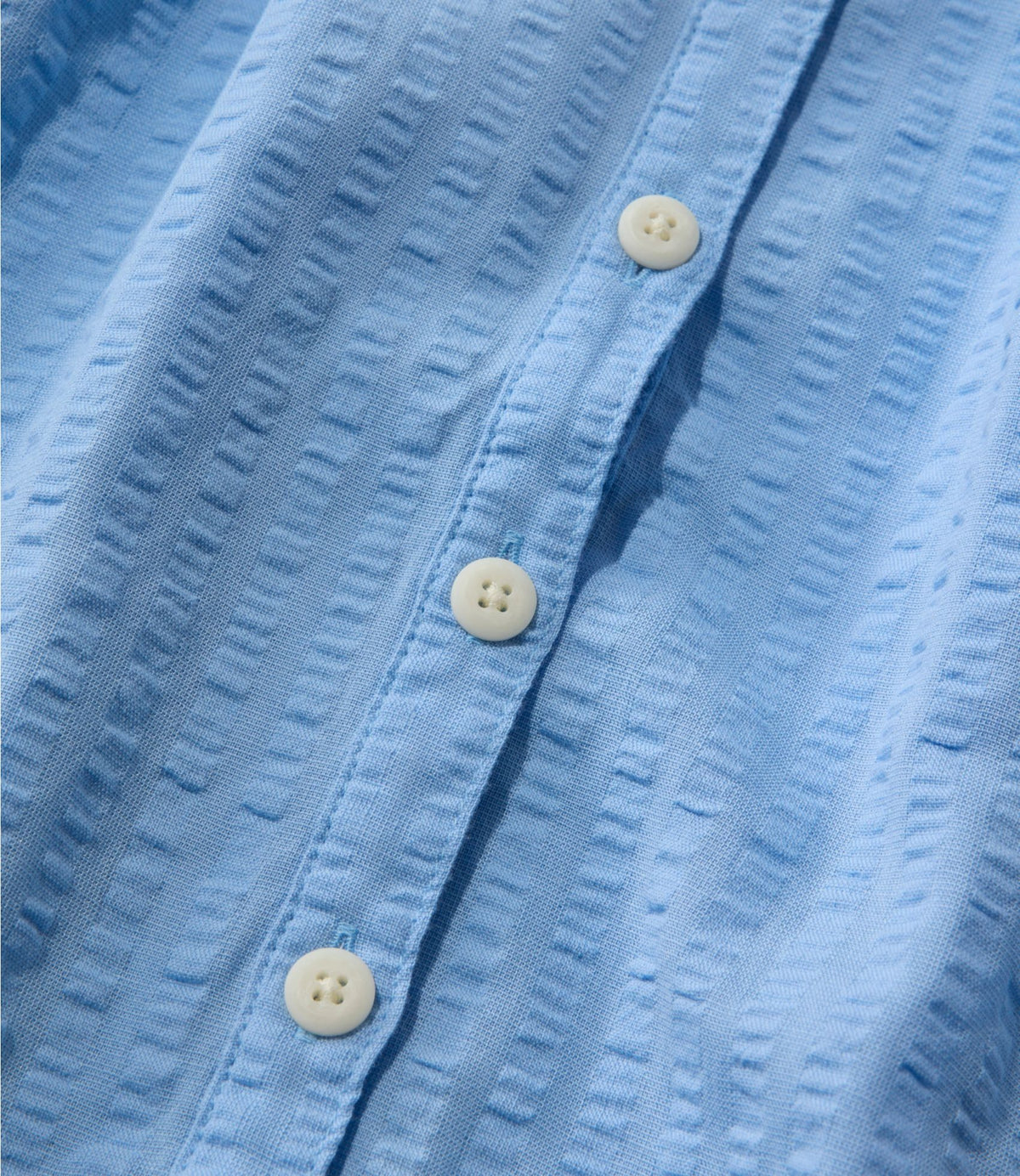 Women's Bean's Seacoast Seersucker Scoopneck Shirt