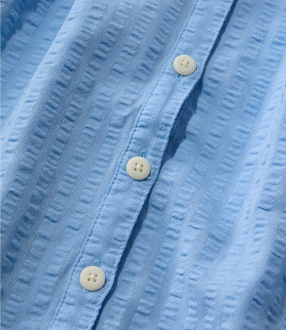 Women's Bean's Seacoast Seersucker Scoopneck Shirt