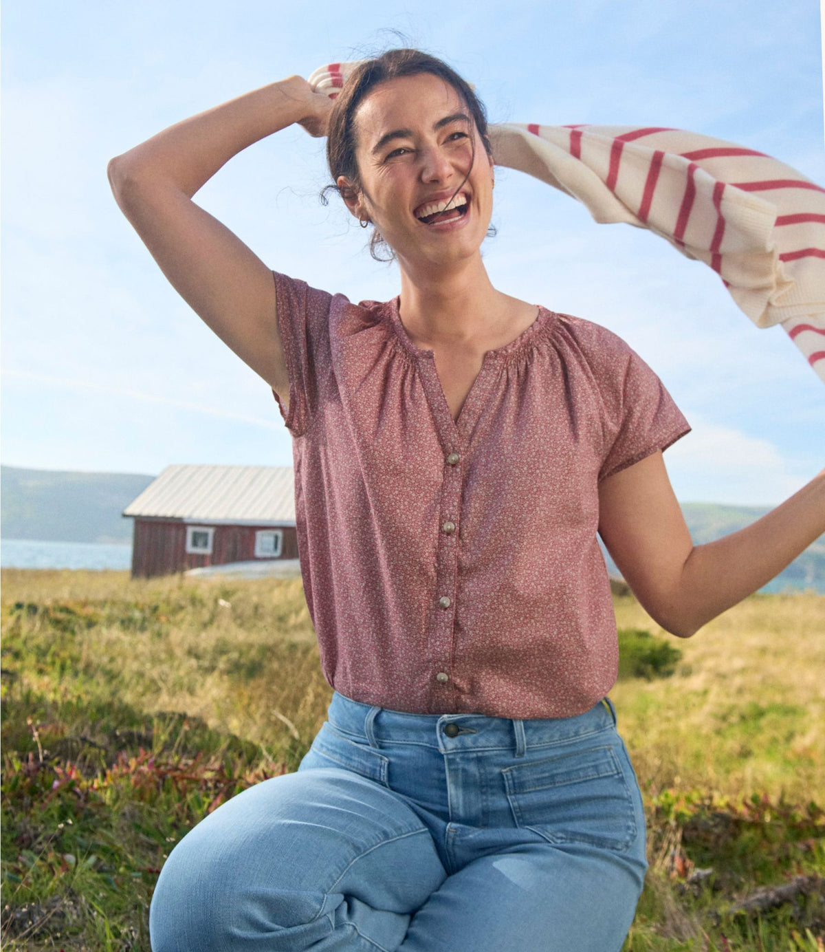 Women's Whisperweight Poplin Shirt, Short-Sleeve