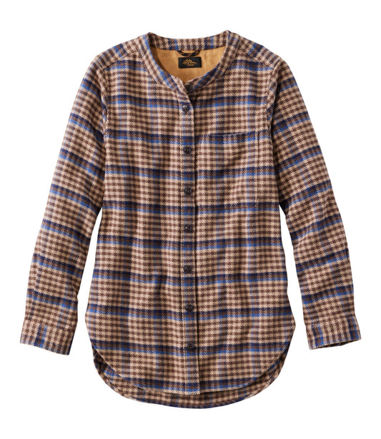 Women's Signature 1933 Collarless Chamois Tunic, Plaid