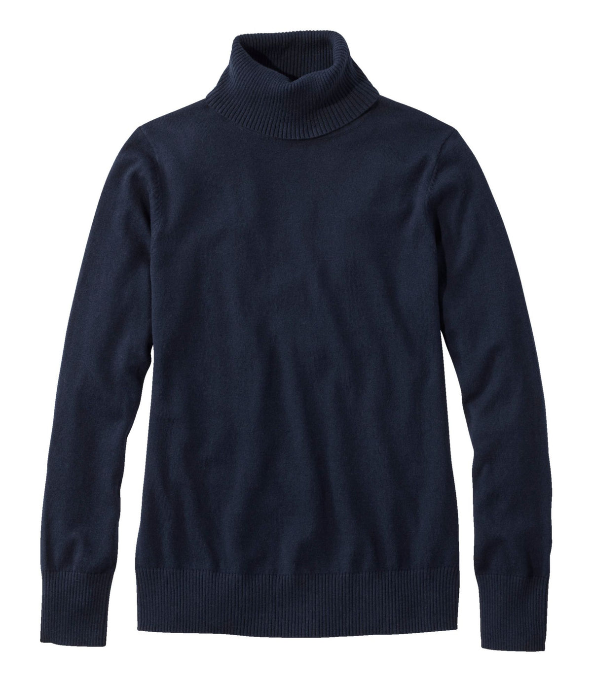 Women's Cotton/Cashmere Sweater, Turtleneck
