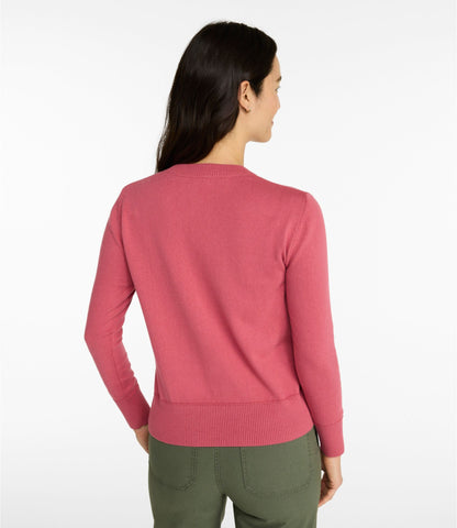 Women's Cotton/Cashmere Sweater, Crewneck