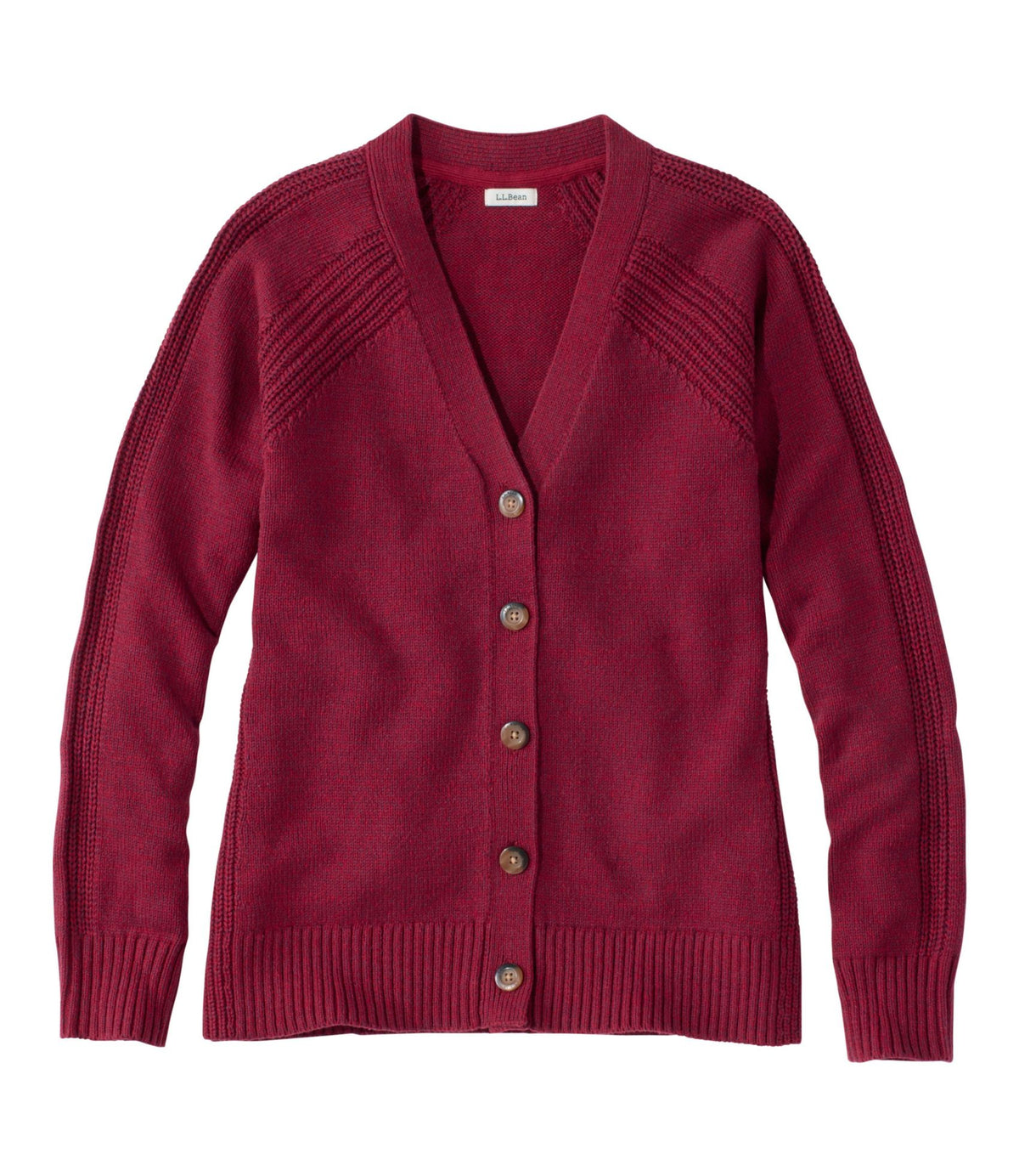 Women's Mariner Shaker Sweater, V-Neck Cardigan