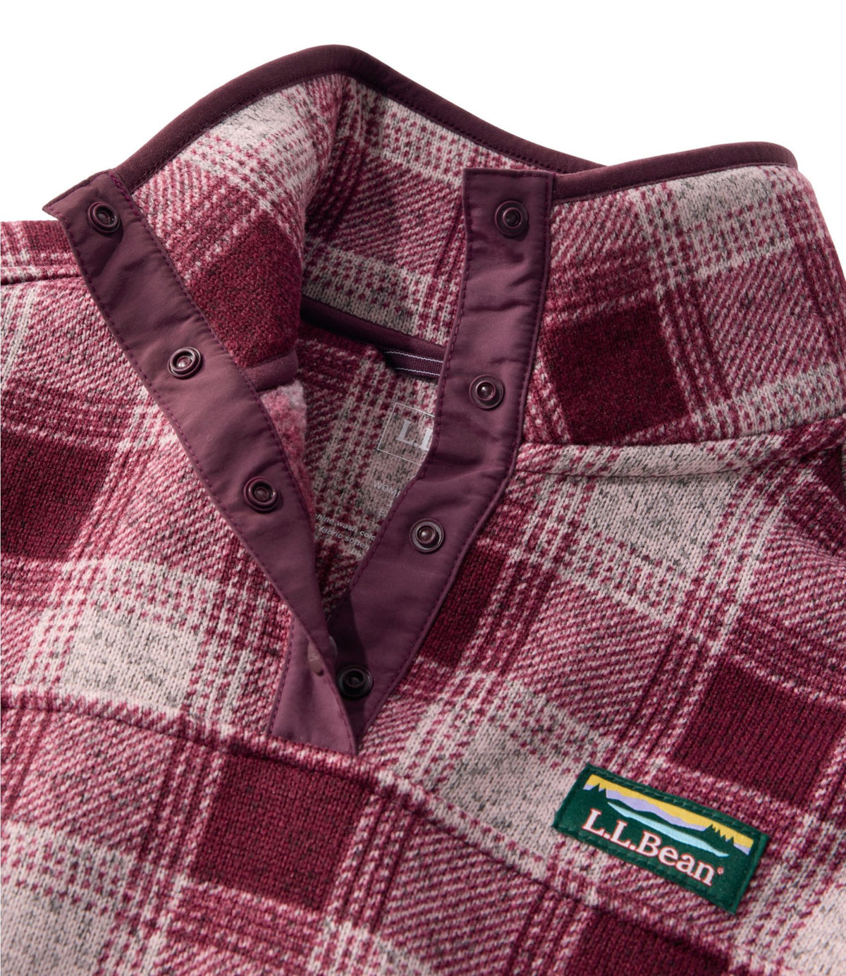 Women's L.L.Bean Sweater Fleece Pullover, Print