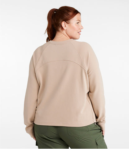 Women's VentureStretch Ottoman-Rib Pullover, Cropped