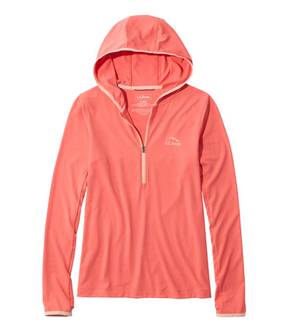 Women's SunSmart Coolpro Half Zip Hoodie
