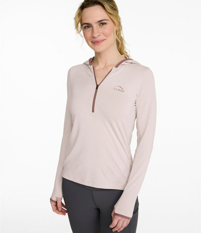 Women's SunSmart Coolpro Half Zip Hoodie