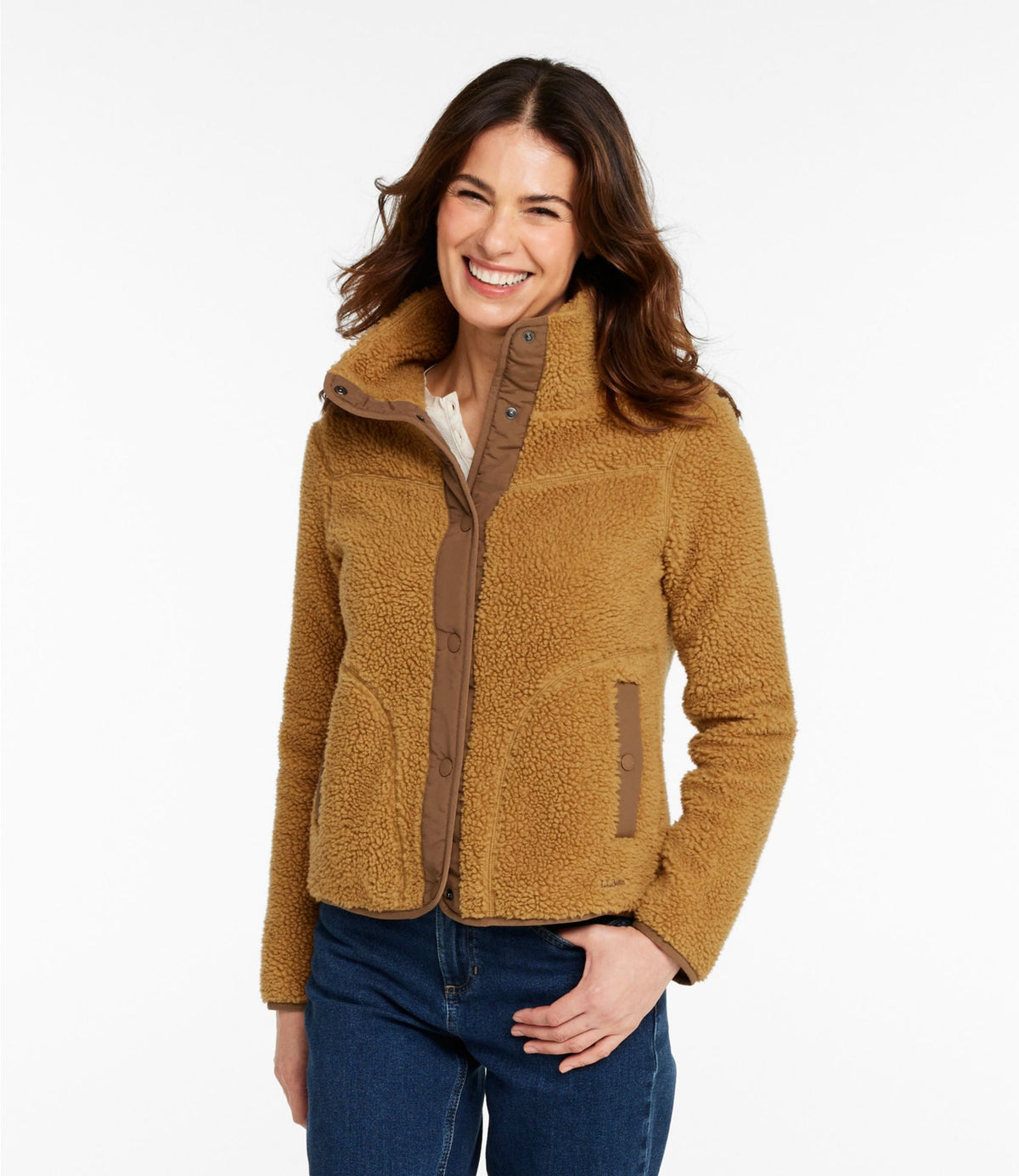Women's Bean's Sherpa Fleece Jacket