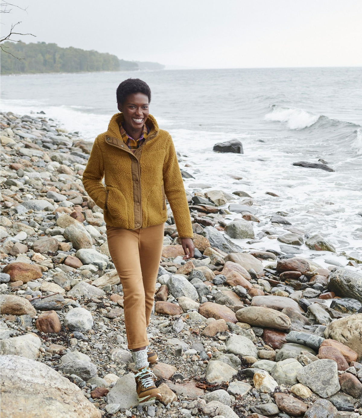 Women's Bean's Sherpa Fleece Jacket