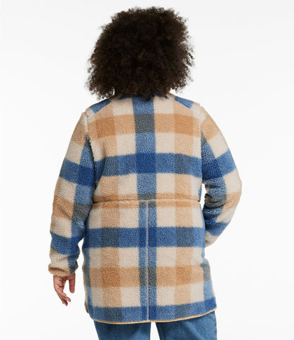Women's Bean's Sherpa Fleece Coat, Print