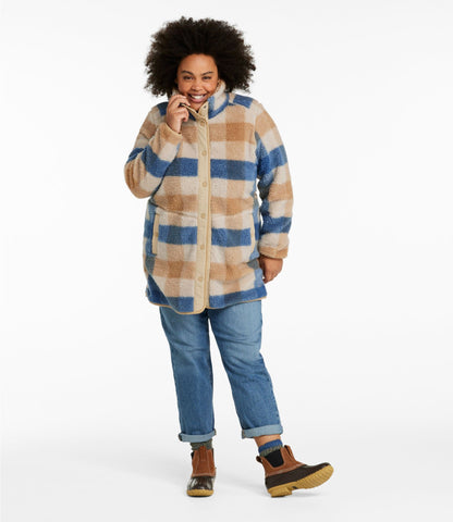 Women's Bean's Sherpa Fleece Coat, Print