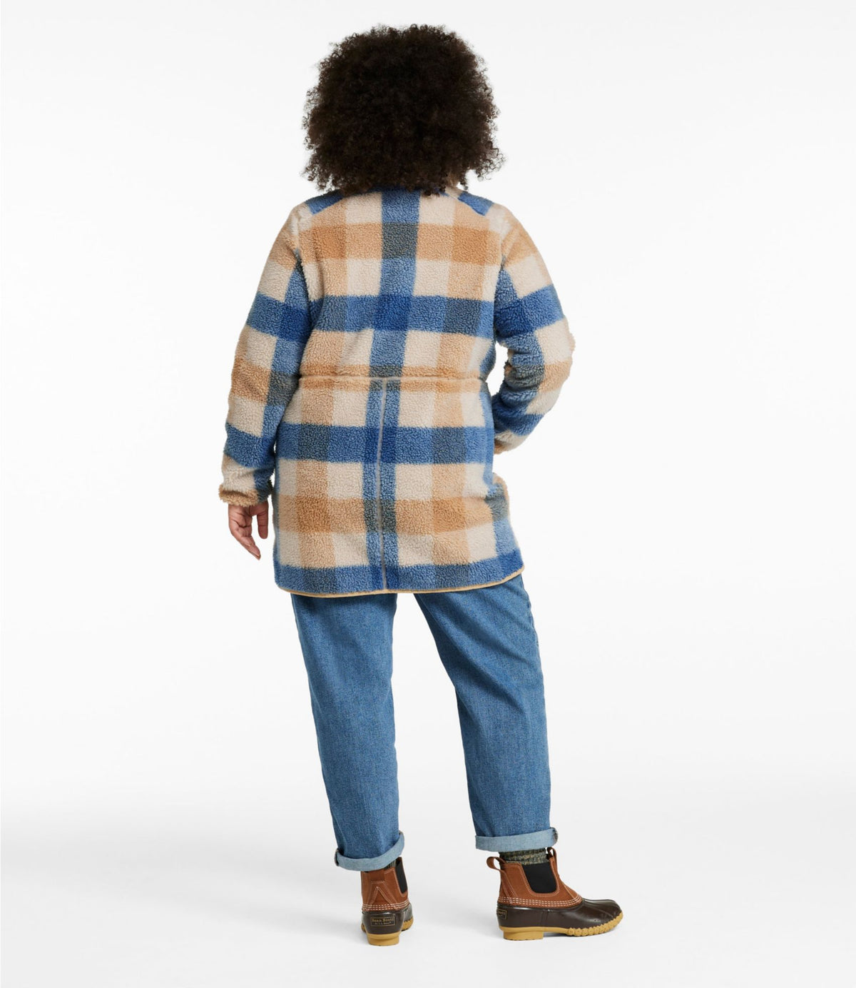 Women's Bean's Sherpa Fleece Coat, Print