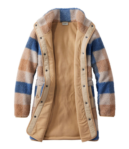 Women's Bean's Sherpa Fleece Coat, Print