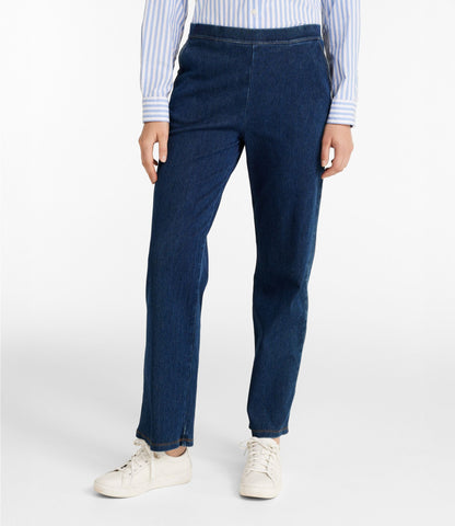 Women's Perfect Fit Pants, Denim Straight-Leg