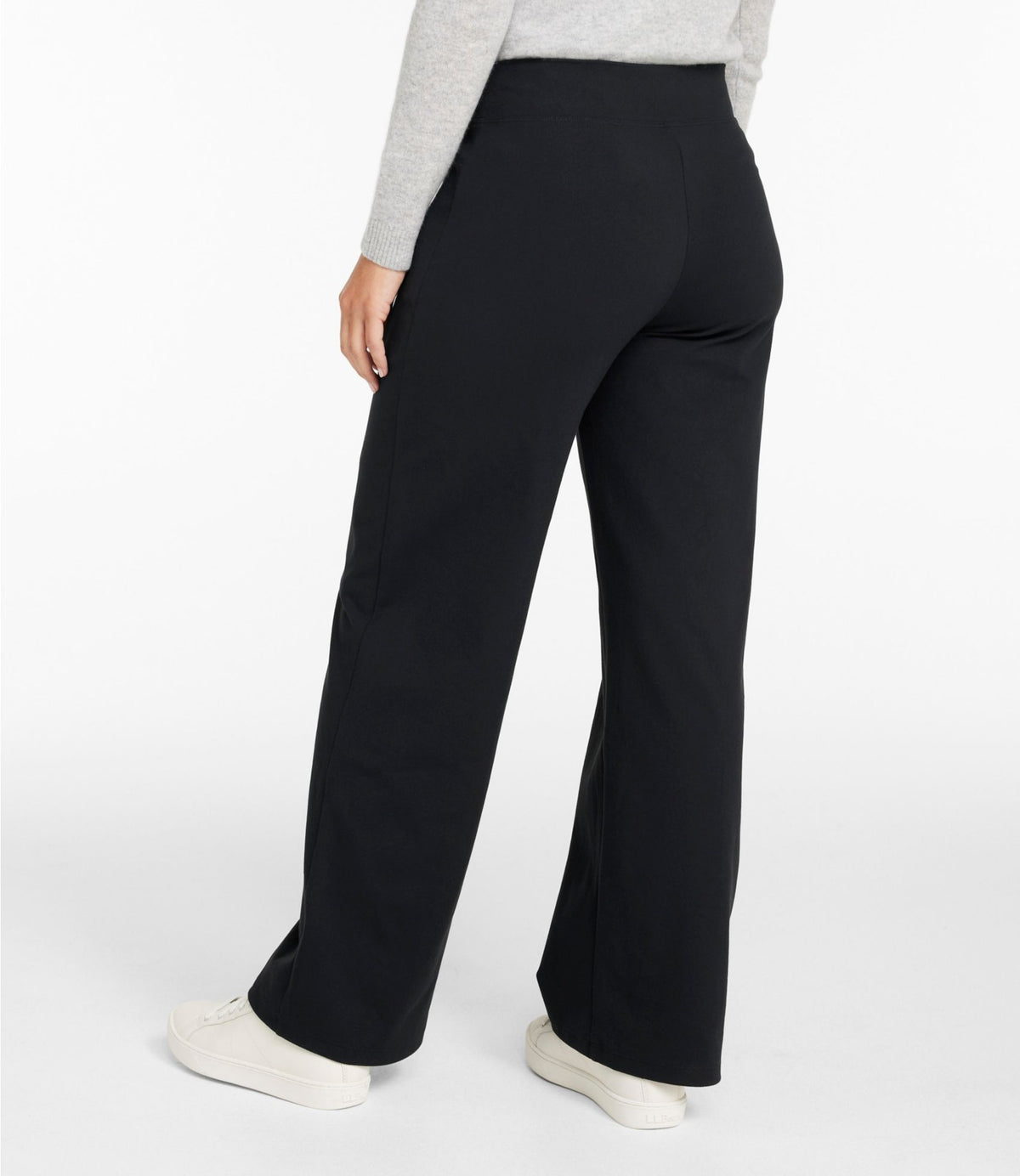 Women's L.L.Bean Go-Anywhere Knit Pants, High-Rise Wide-Leg