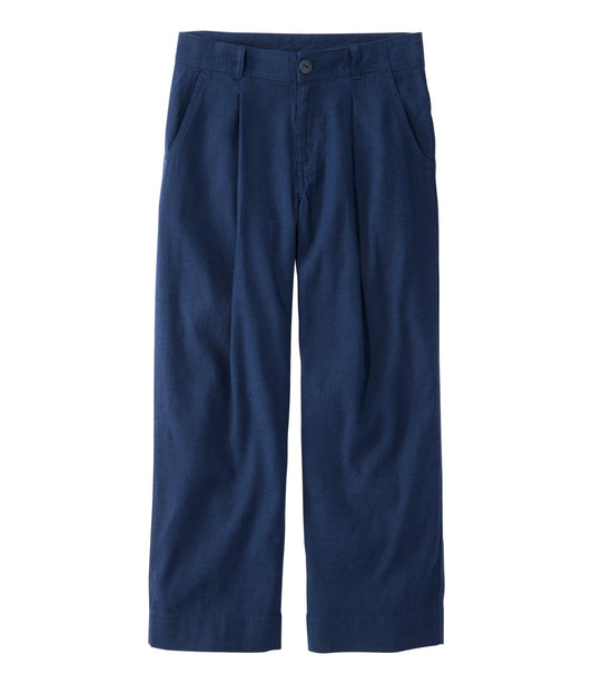 Women's Lakeside Linen-Blend Pants, Crop