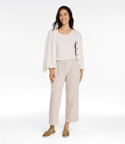 Women's Lakeside Linen-Blend Pants, Crop