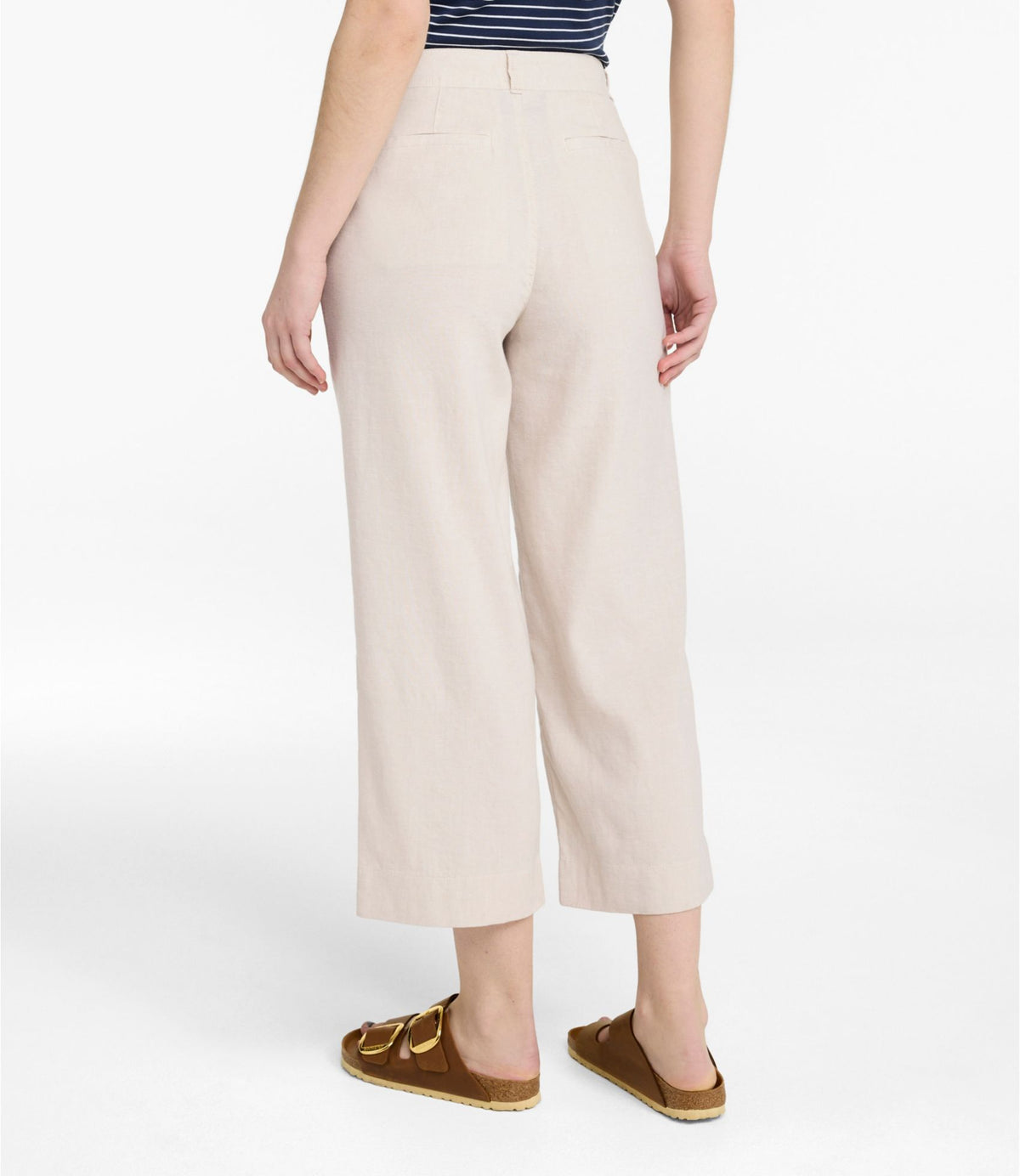 Women's Lakeside Linen-Blend Pants, Crop