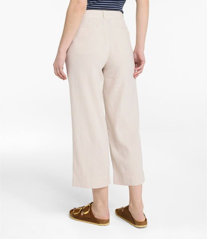 Women's Lakeside Linen-Blend Pants, Crop