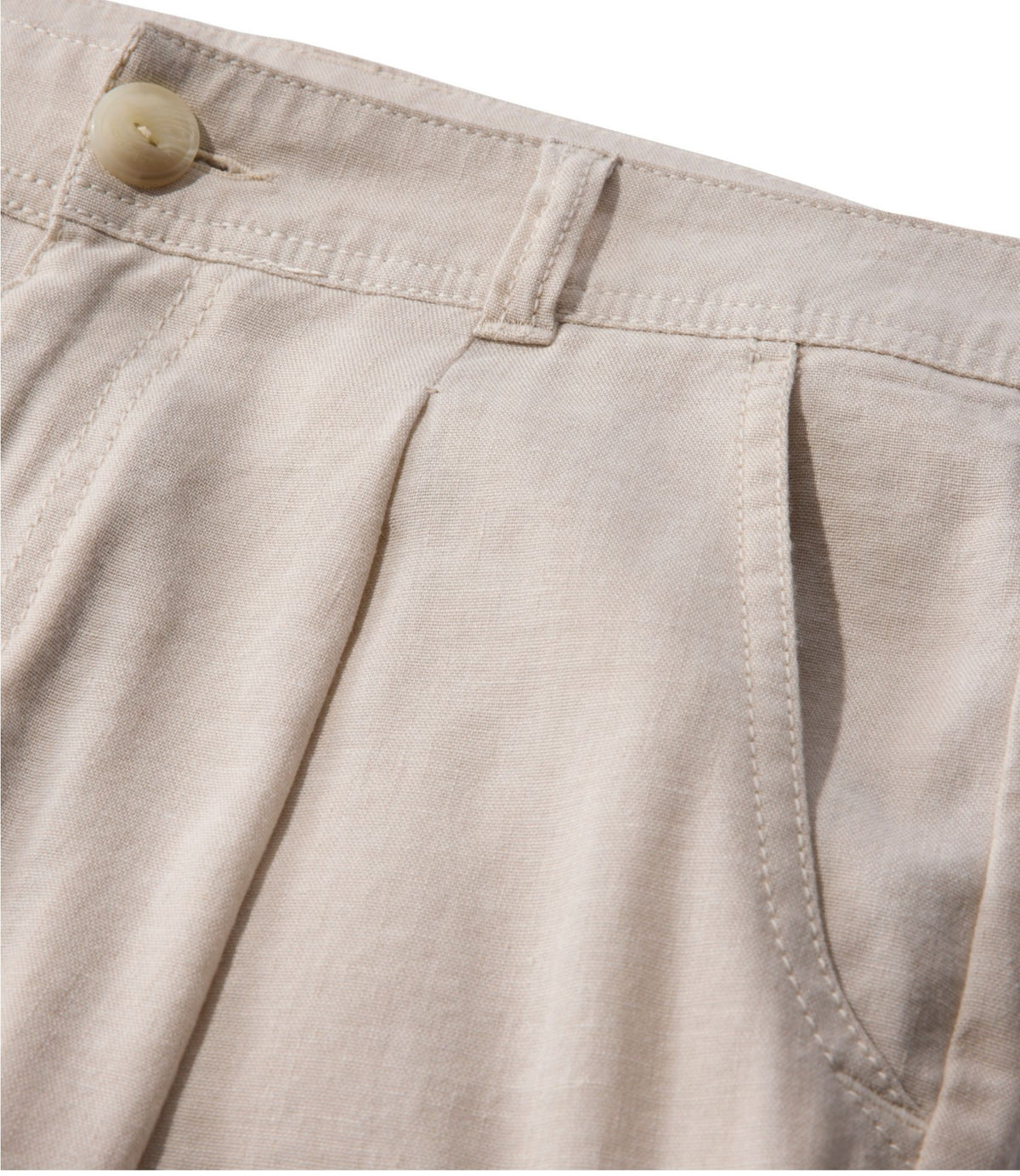 Women's Lakeside Linen-Blend Pants, Crop