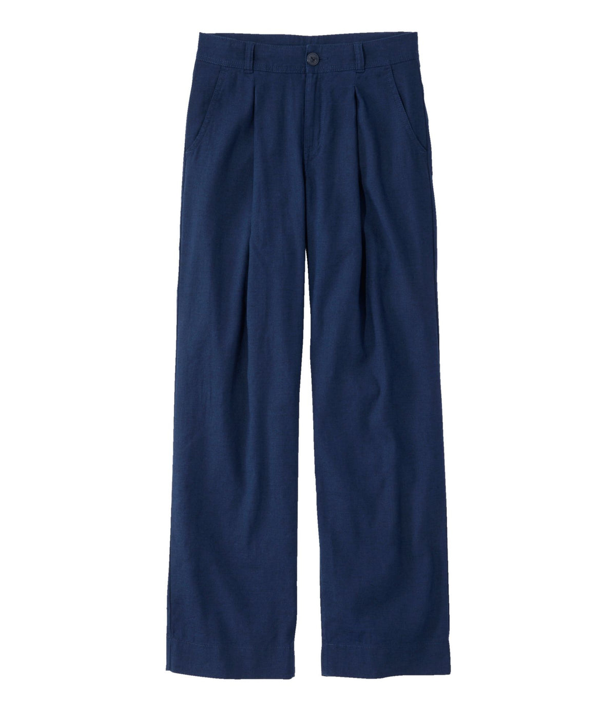 Women's Lakeside Linen-Blend Pants, Wide Straight-Leg