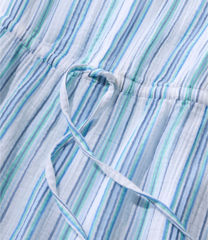 Women's Cloud Gauze Midi Dress, Stripe