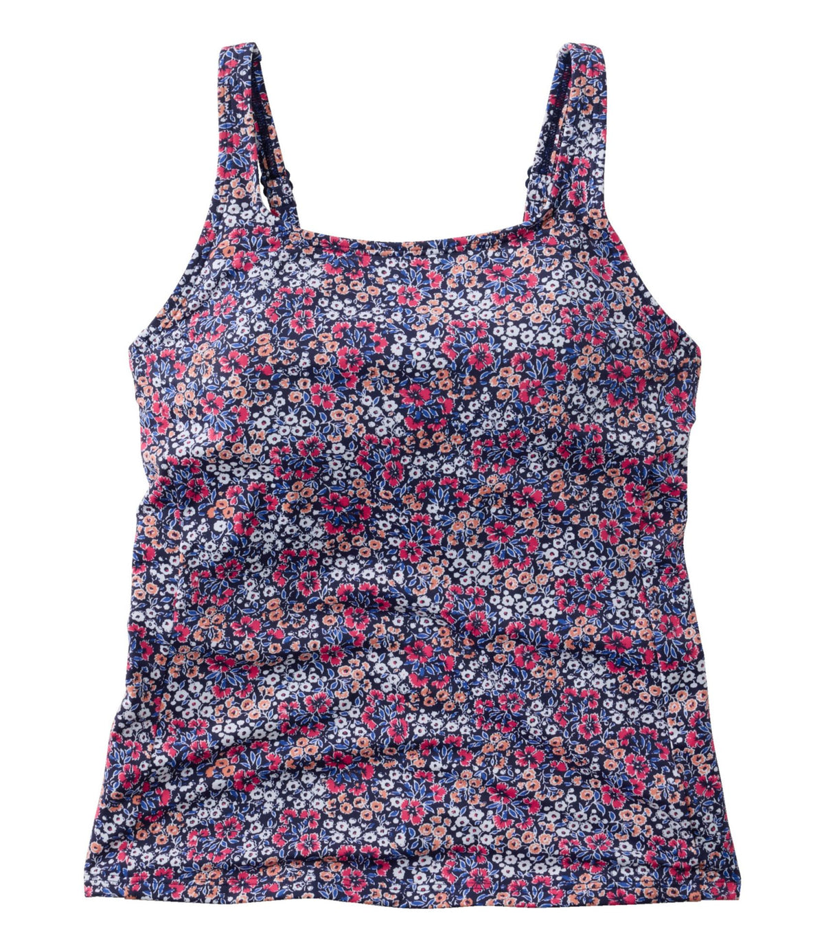 Women's L.L.Bean Coastal Essential Scoop Tankini Top, Print