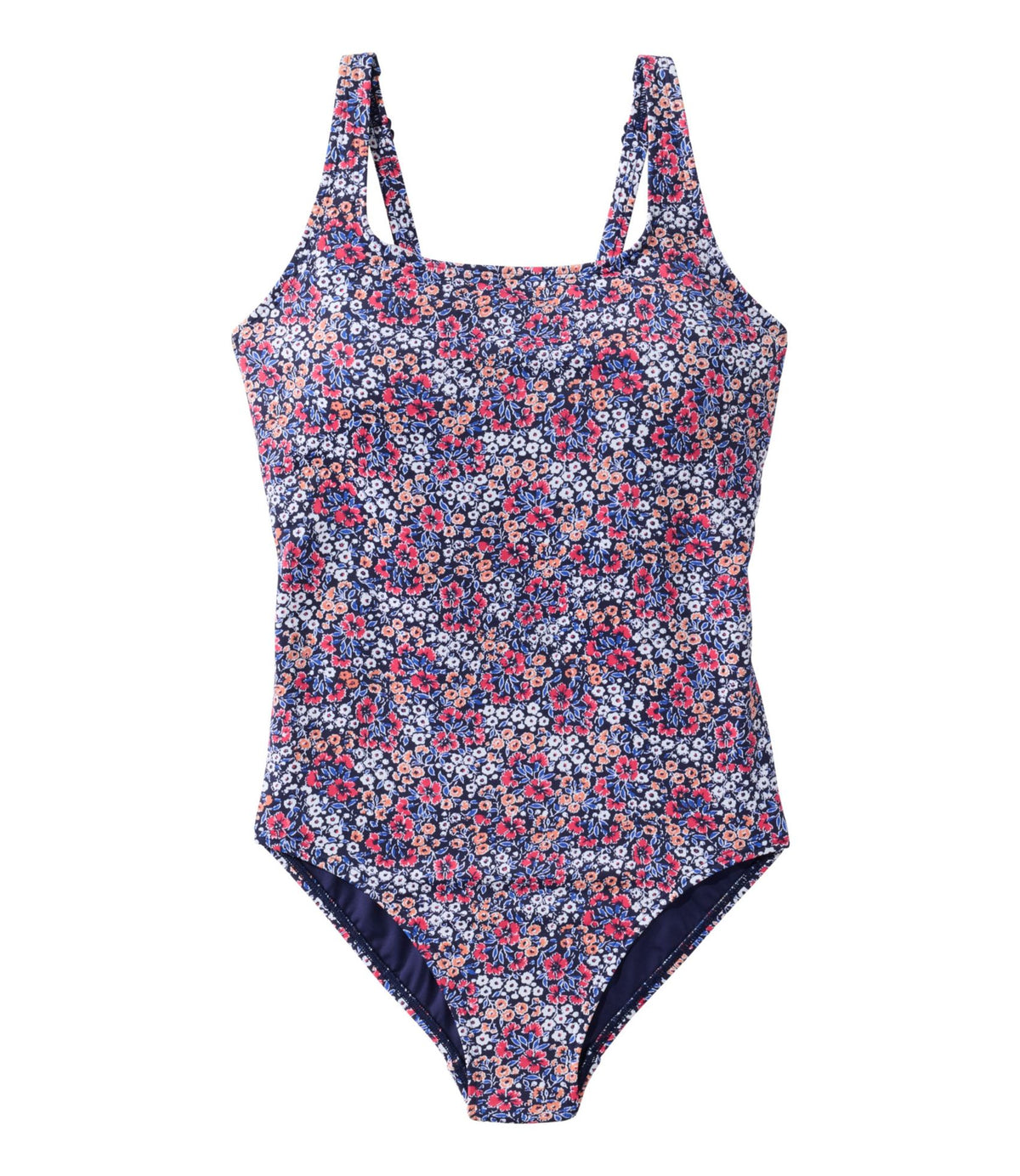 Women's L.L.Bean Coastal Essential Scoop Tanksuit, Print