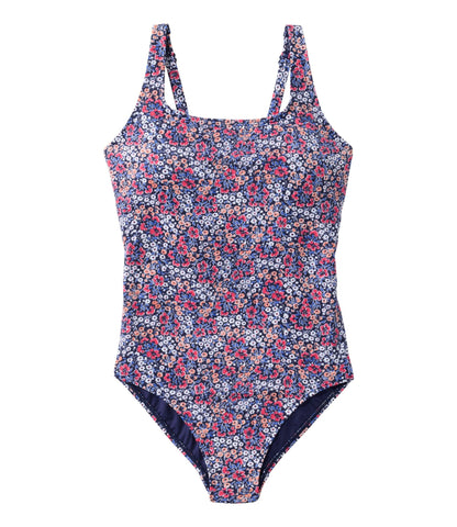 Women's L.L.Bean Coastal Essential Scoop Tanksuit, Print