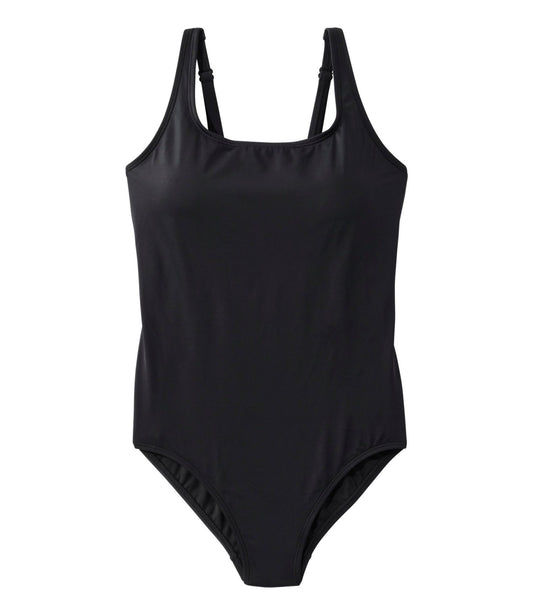 Women's L.L.Bean Coastal Essential Swimwear, Scoop Tanksuit