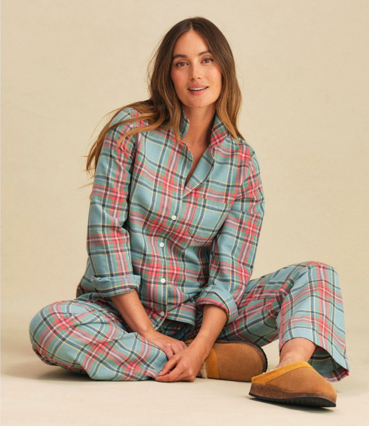 Women's Scotch Plaid Flannel Pajamas