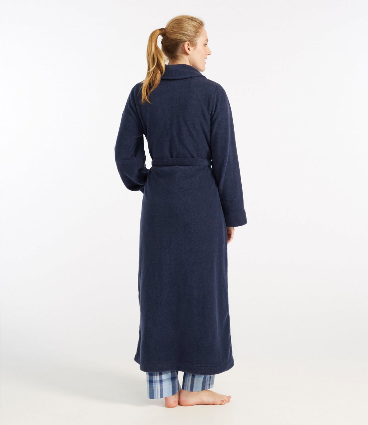 Women's Winter Fleece Robe, Wrap-Front