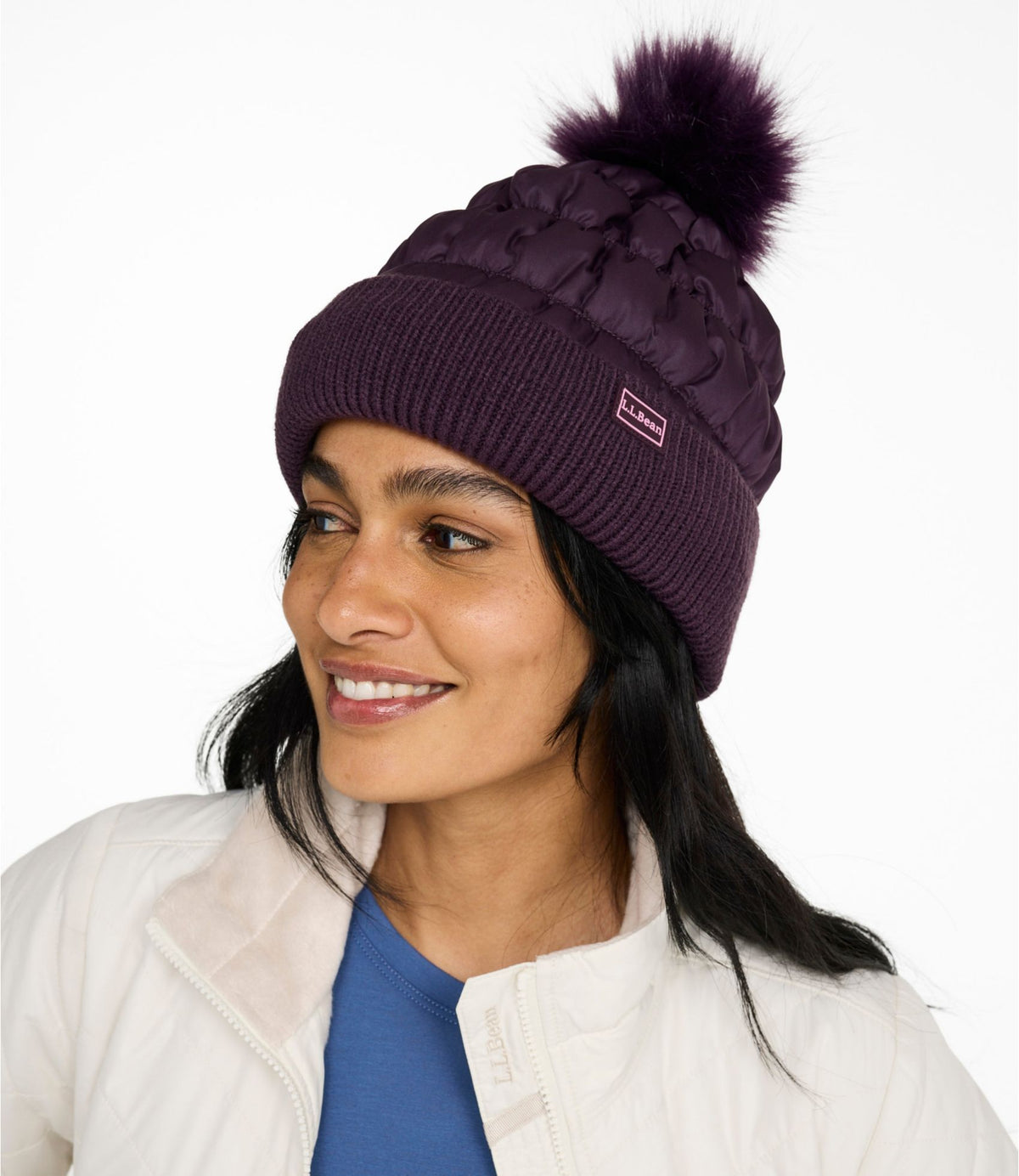 Women's Puffer Pom Hat
