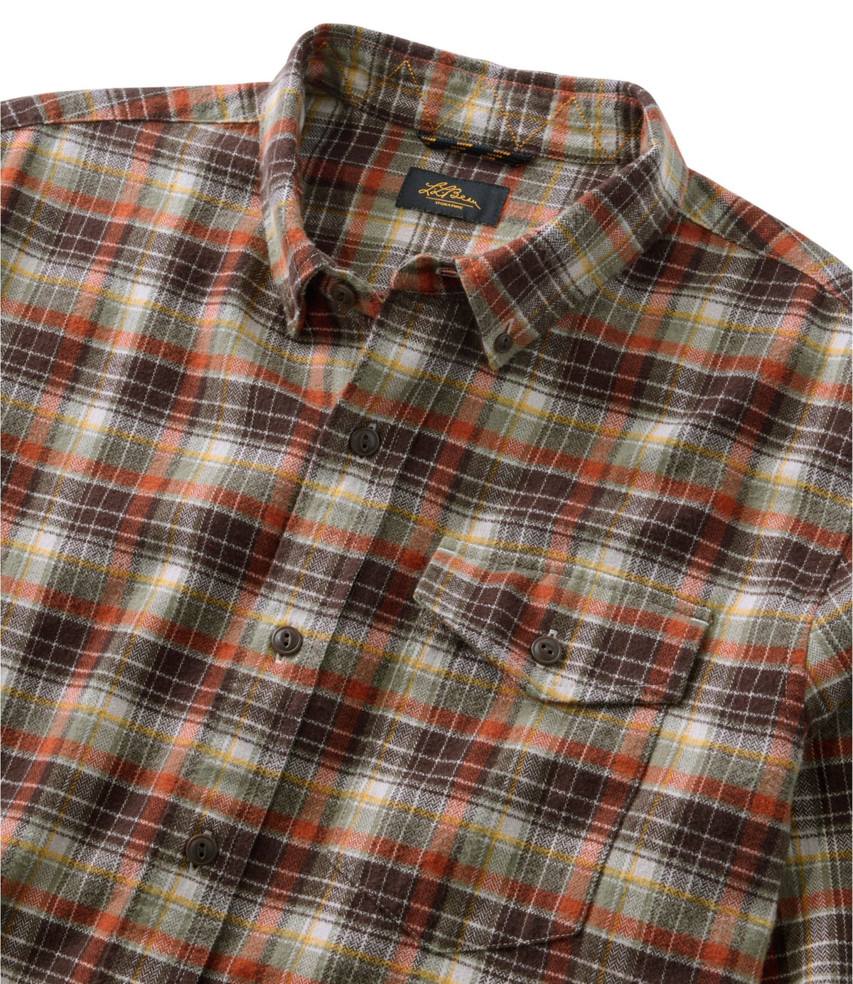 Men's Signature Brushed Herringbone Shirt