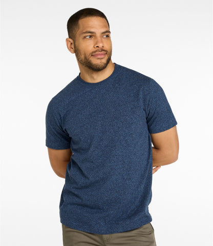 Men's Carefree Unshrinkable Tee, Slightly Fitted, Short-Sleeve