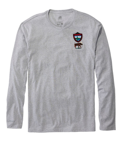 Men's MIF&W Tee, Long-Sleeve Moose