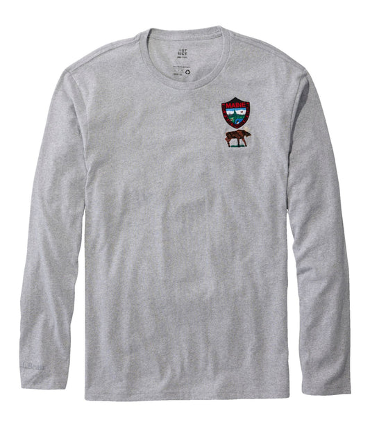 Men's MIF&W Tee, Long-Sleeve Moose