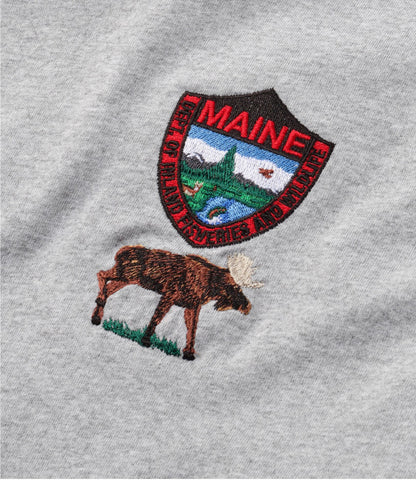 Men's MIF&W Tee, Long-Sleeve Moose