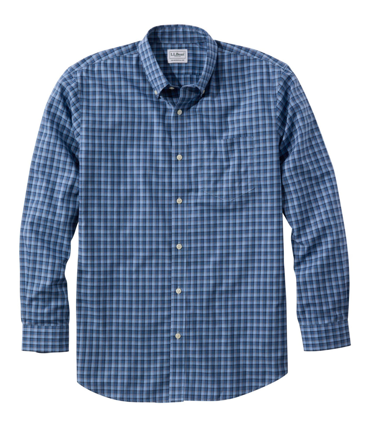 Men's Wrinkle-Free Kennebunk Sport Shirt, Traditional Fit Check