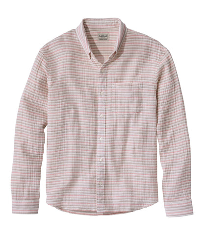 Men's Cloud Gauze Shirt, Long-Sleeve, Slightly Fitted Untucked Fit