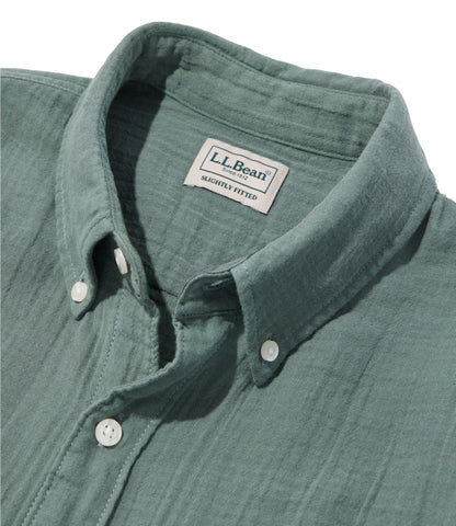 Men's Cloud Gauze Shirt, Long-Sleeve, Slightly Fitted Untucked Fit