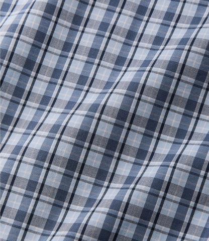 Men's Comfort Stretch Performance® Shirt, Short-Sleeve, Slightly Fitted Untucked Fit, Plaid
