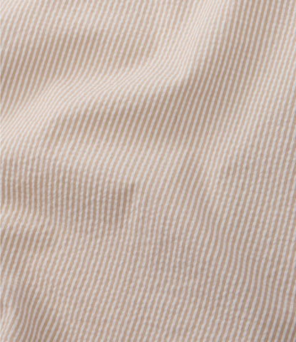 Men's Comfort Stretch Performance® Seersucker Shirt, Short-Sleeve, Slightly Fitted Untucked Fit, Stripe
