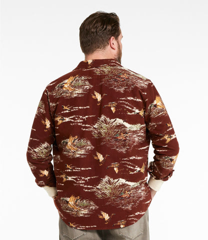 Men's Signature 1933 Chamois Cloth Shirt, Slim Fit, Pattern