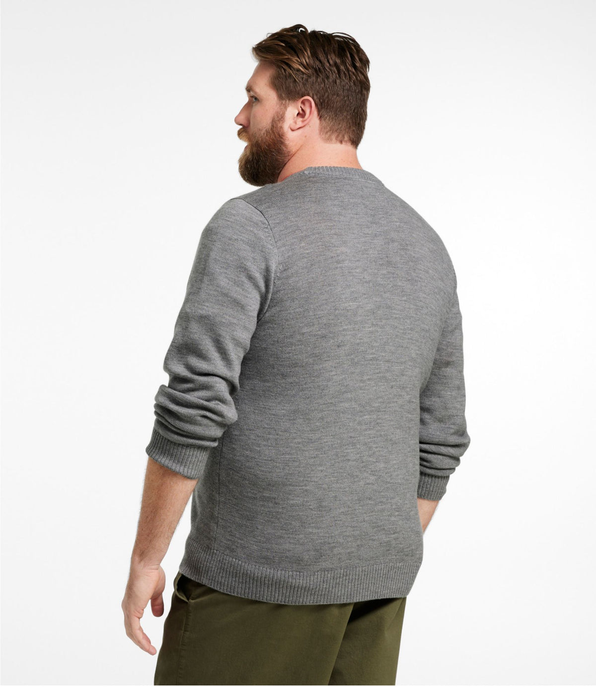 Men's Essential Merino Sweater, Crewneck