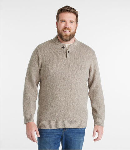 Men's L.L.Bean Classic Ragg Wool Sweater, Henley