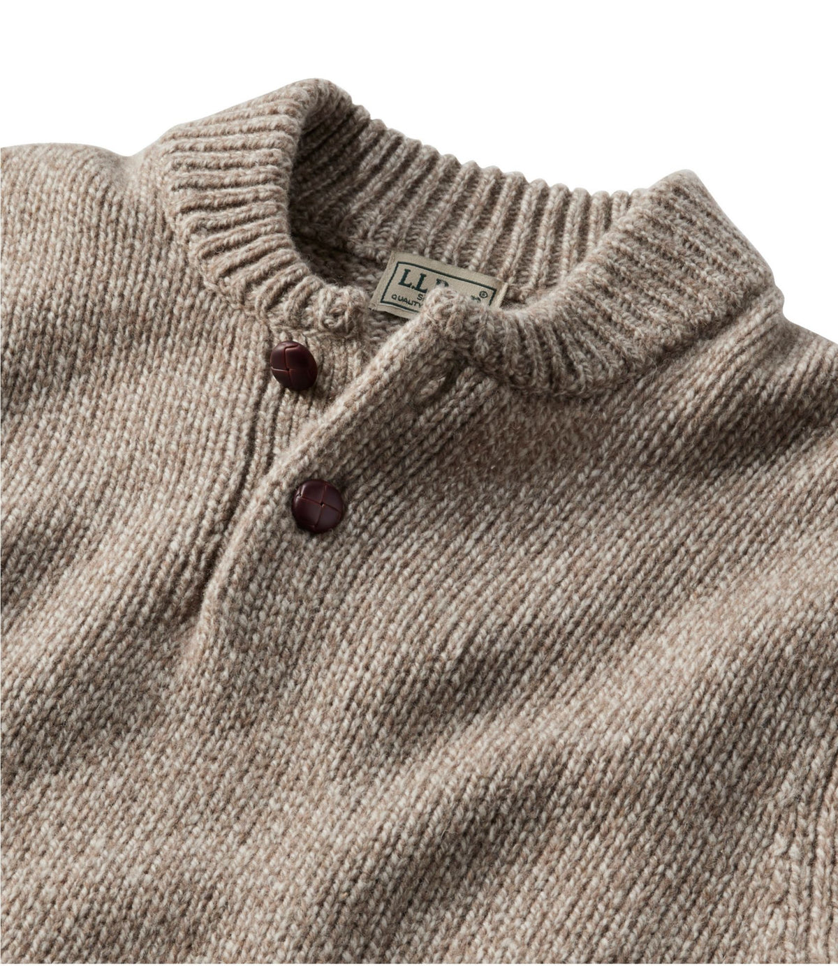 Men's L.L.Bean Classic Ragg Wool Sweater, Henley