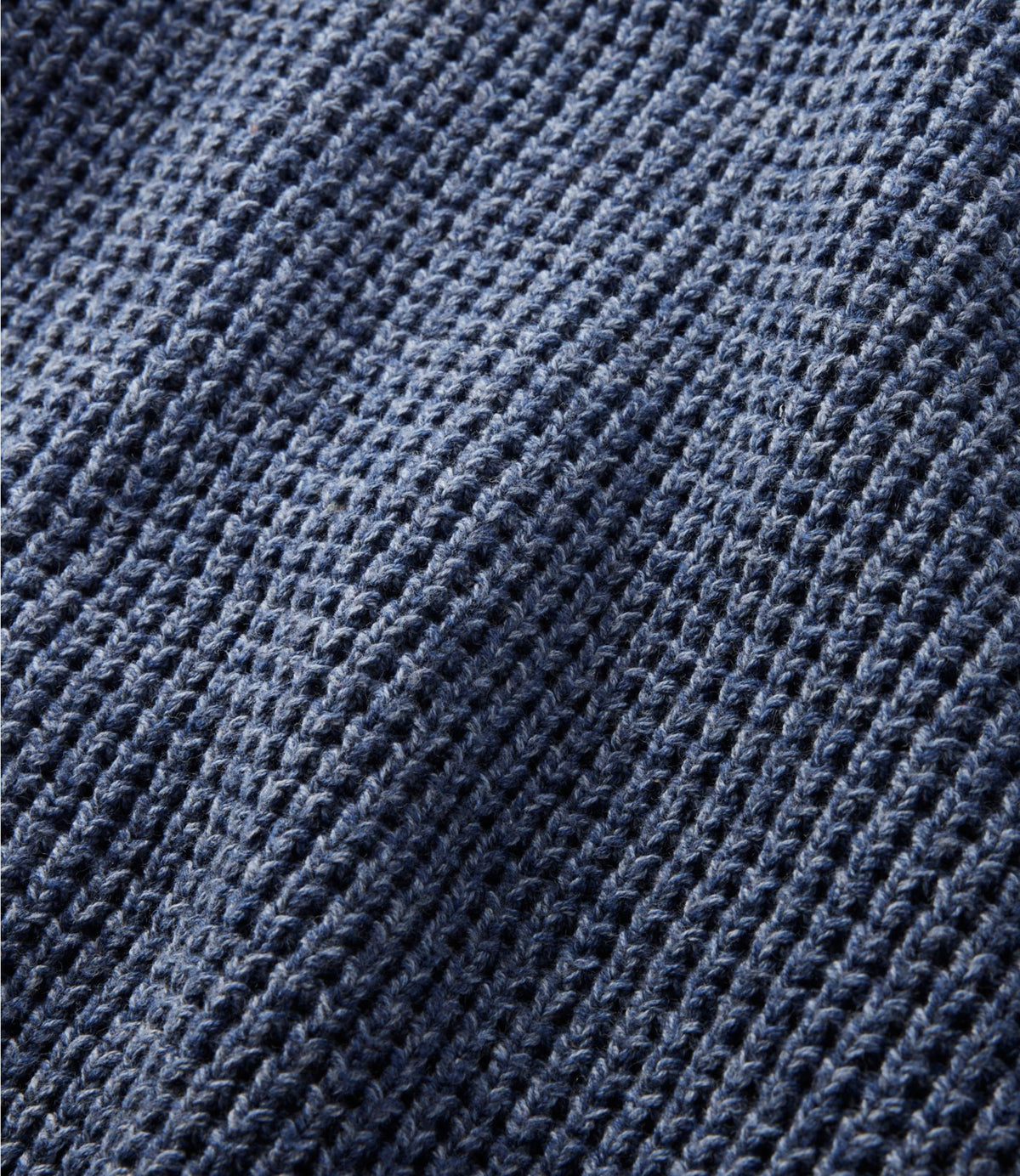 Men's Organic Cotton Waffle Sweater, Cardigan